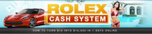 Rolex Cash System Banner