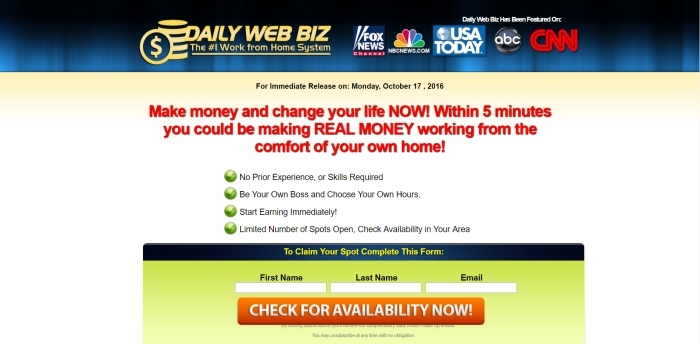 Daily Web Biz Is a Scam