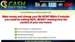 Is Cash From Home a Scam