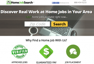 My Home Job Search Is a Scam