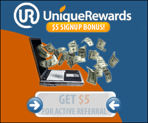 Unique Rewards Sign Up Bonus