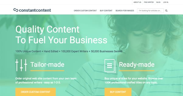 Constant-Content-Homepage