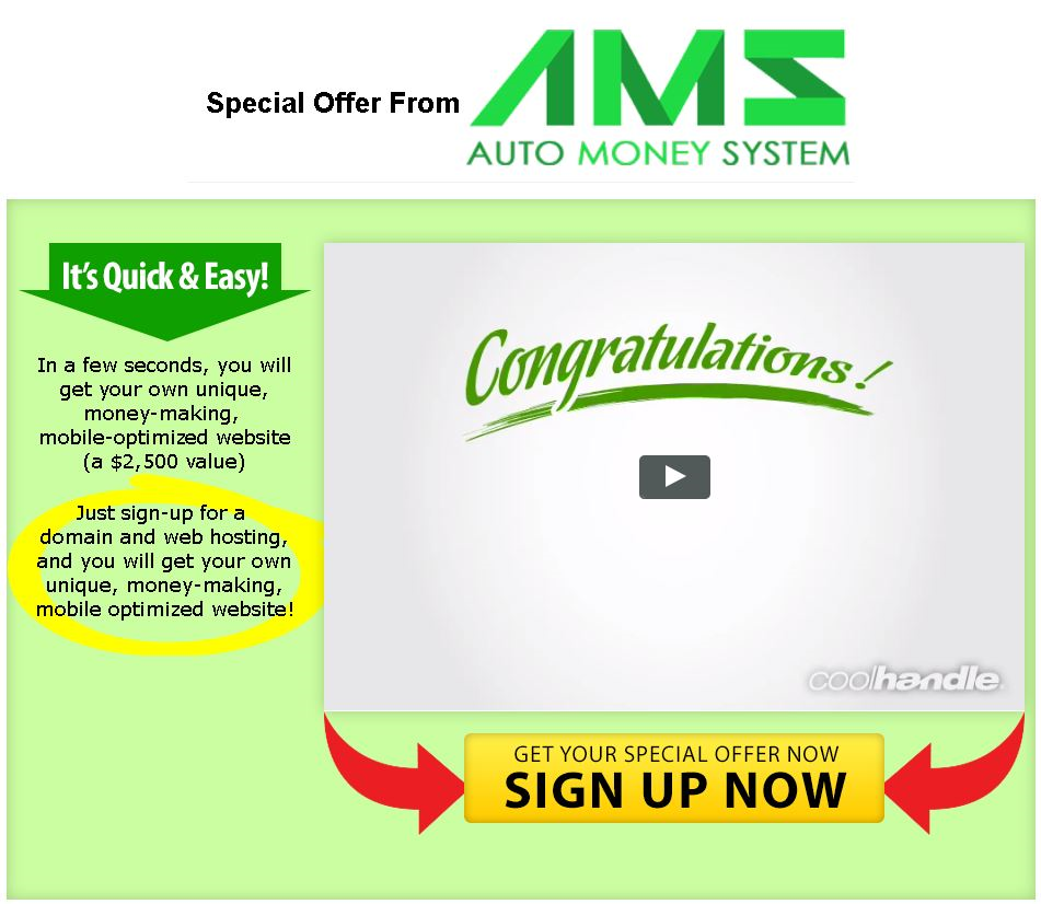 Auto Money System Sign Up