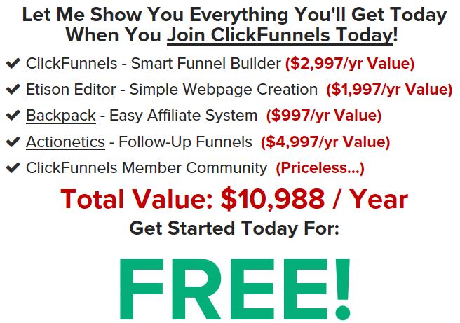 ClickFunnels What You Get