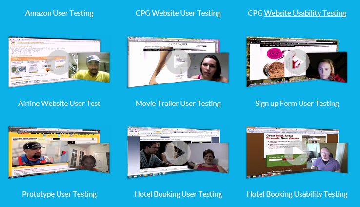 Userlytics Examples of User Testing