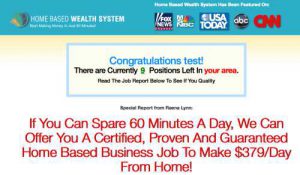 What Is the Home Based Wealth System Scam