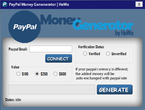 PayPal Money Generator