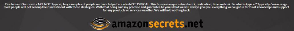 Amazon Secrets Disclaimer